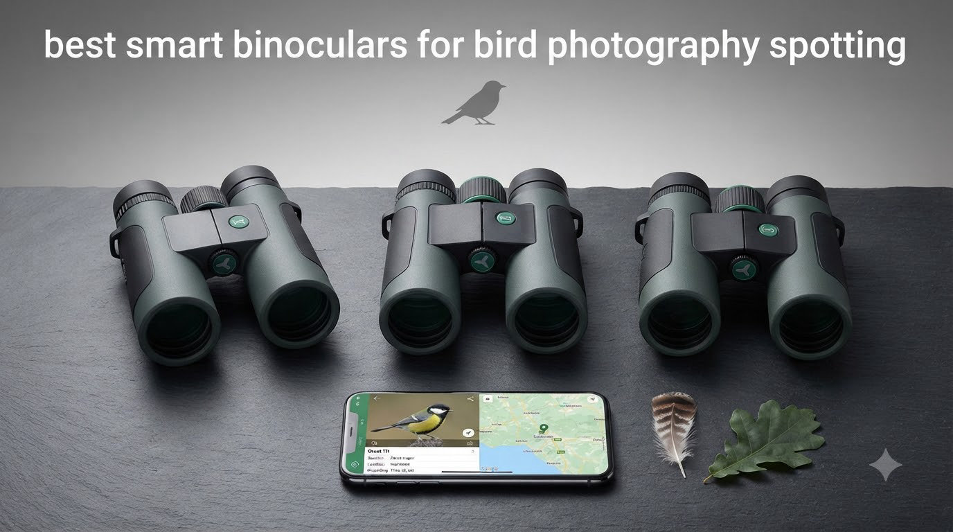 best smart binoculars for bird photography spotting