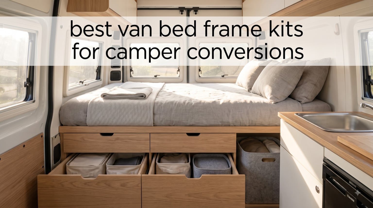 best van bed frame kits for camper conversions
