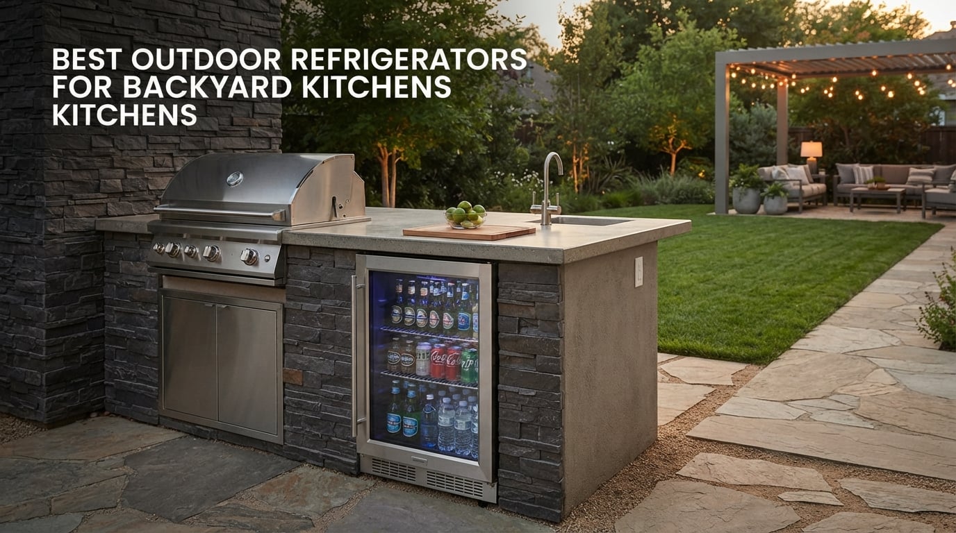 best outdoor refrigerators for backyard kitchens