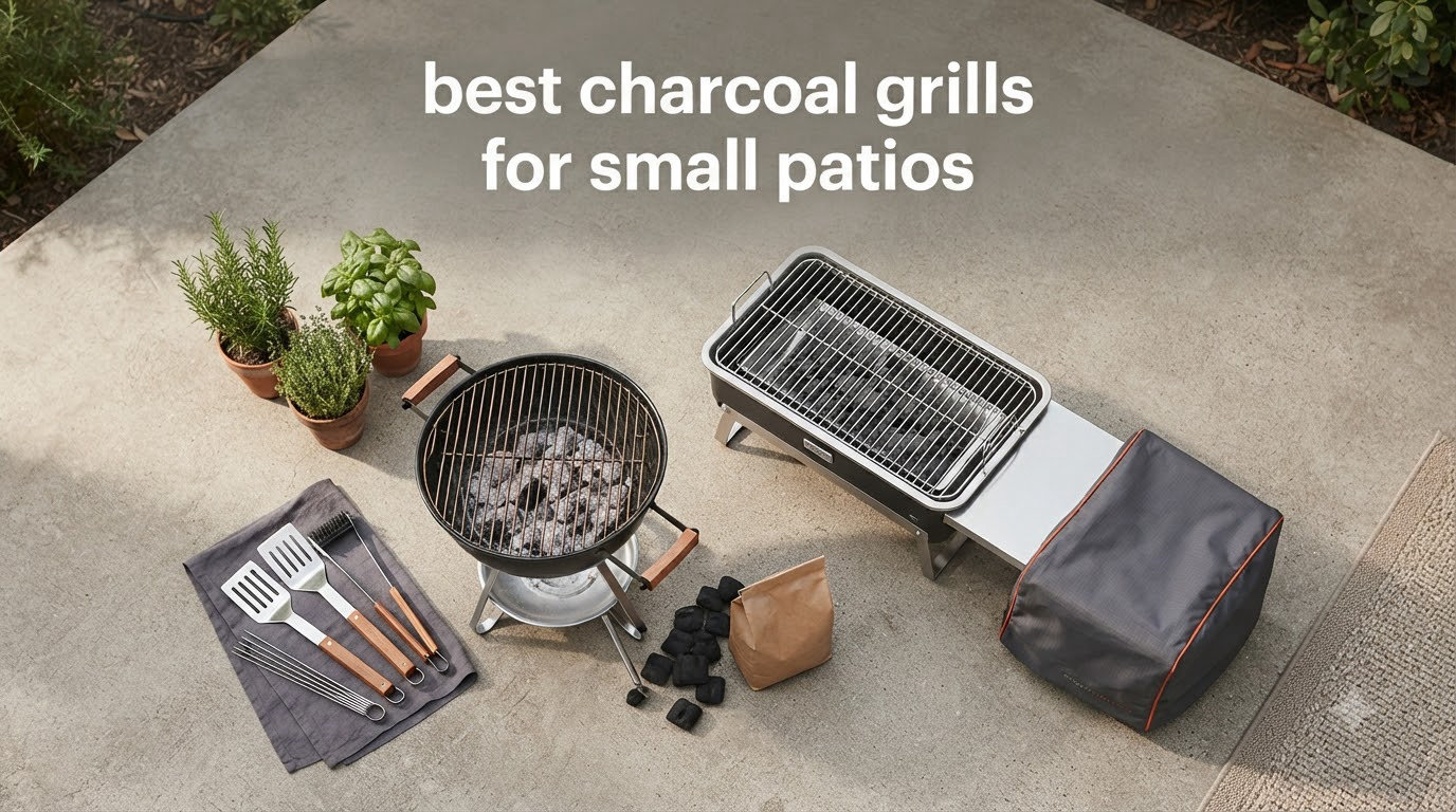 best charcoal grills for small patios