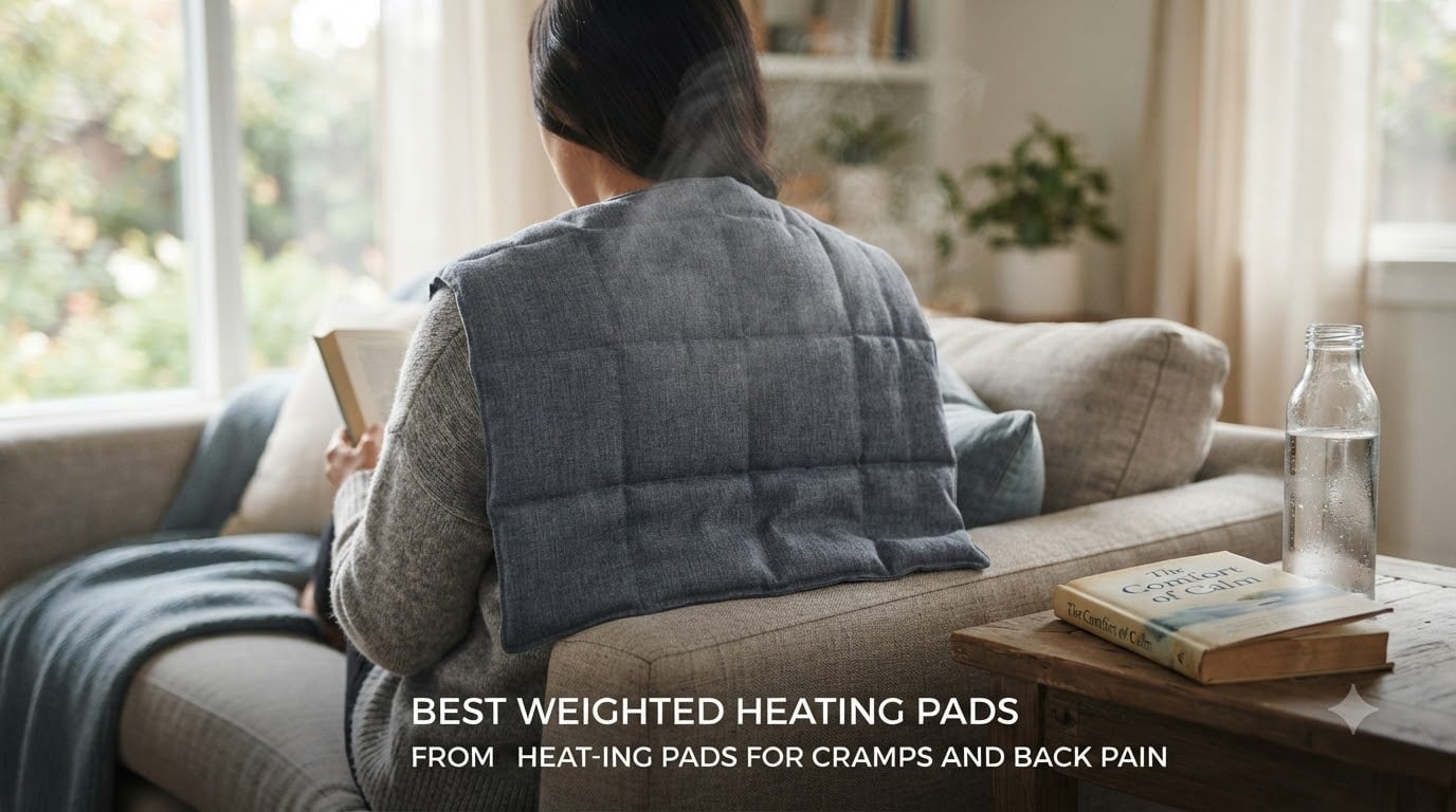 best weighted heating pads for cramps and back pain