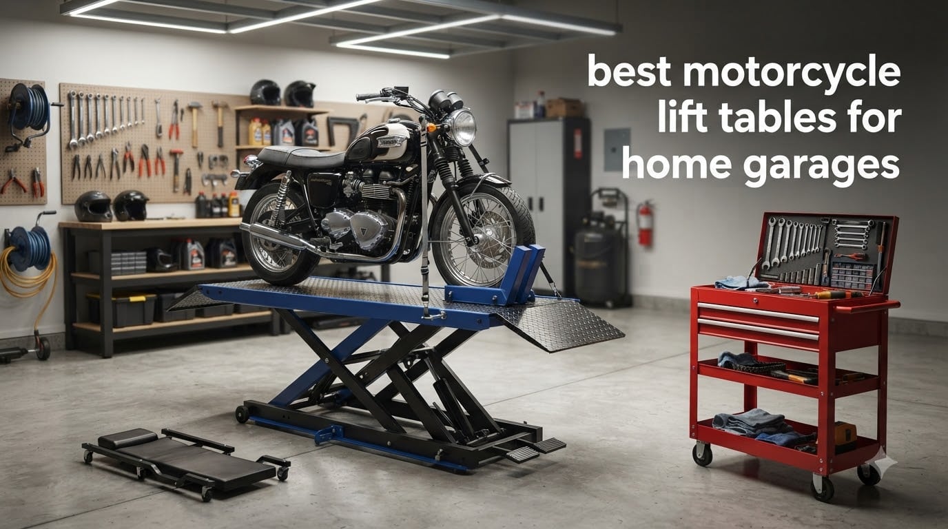 best motorcycle lift tables for home garages