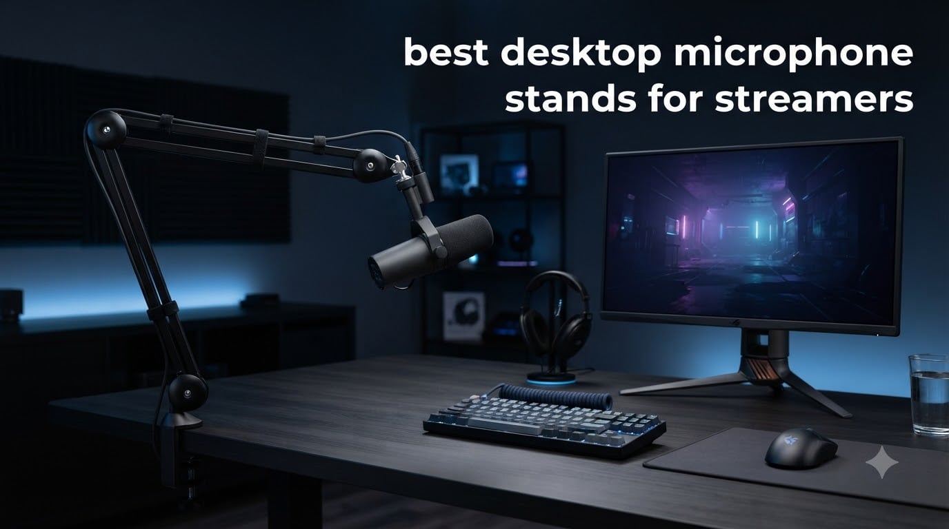 best desktop microphone stands for streamers