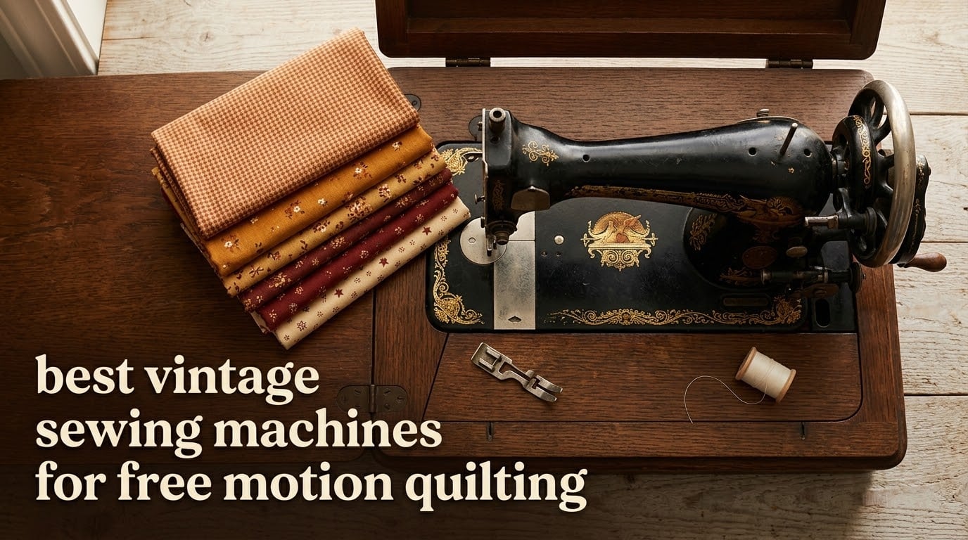 best vintage sewing machines for free motion quilting