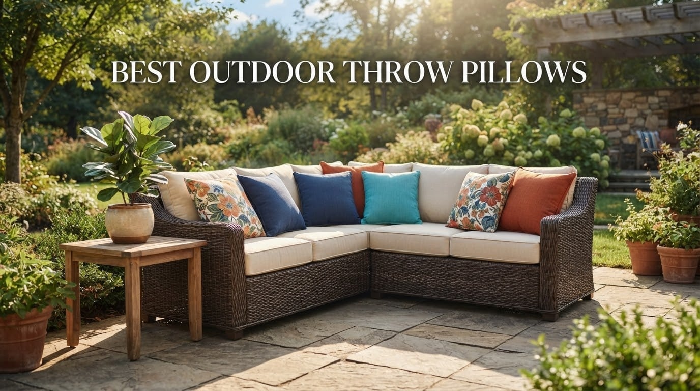 best outdoor throw pillows