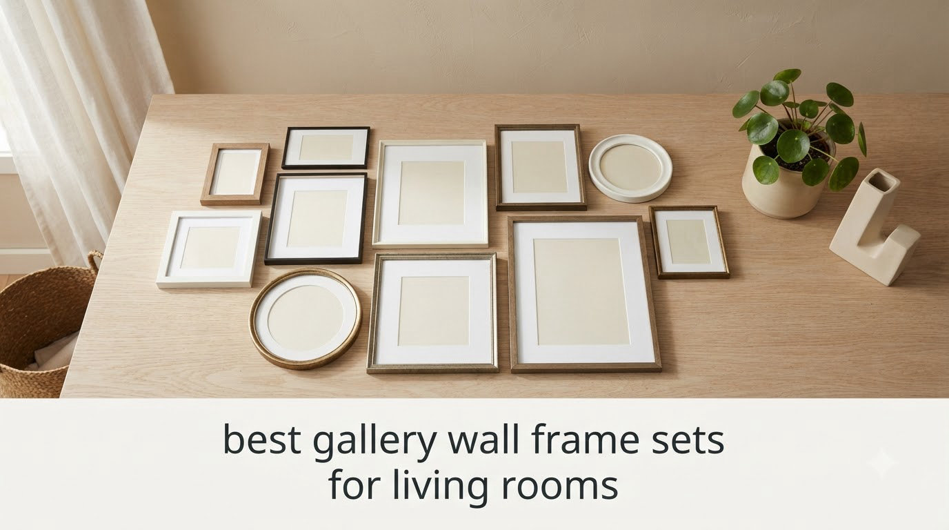 best gallery wall frame sets for living rooms