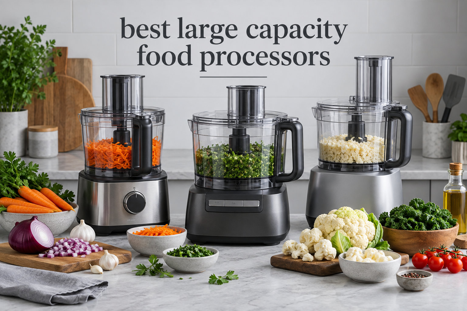 best large capacity food processors