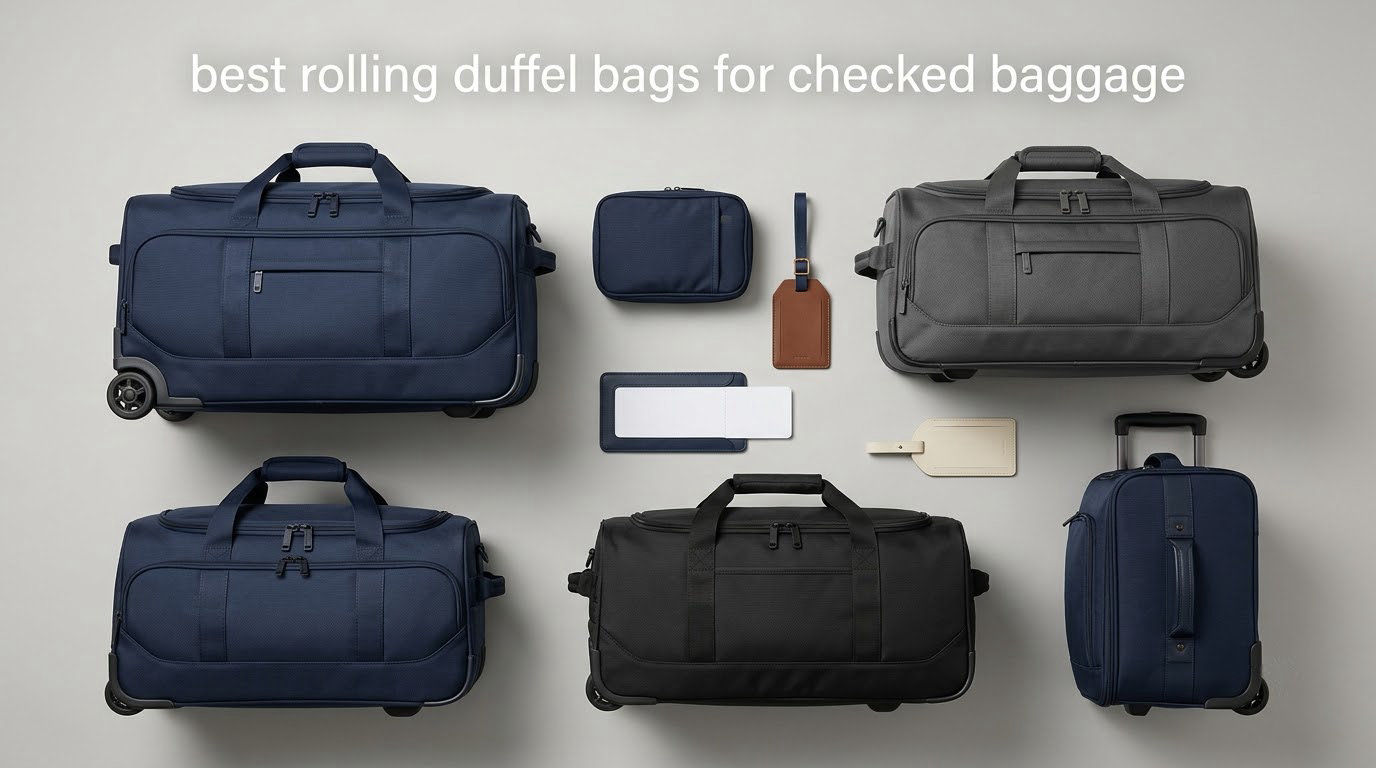 best rolling duffel bags for checked baggage
