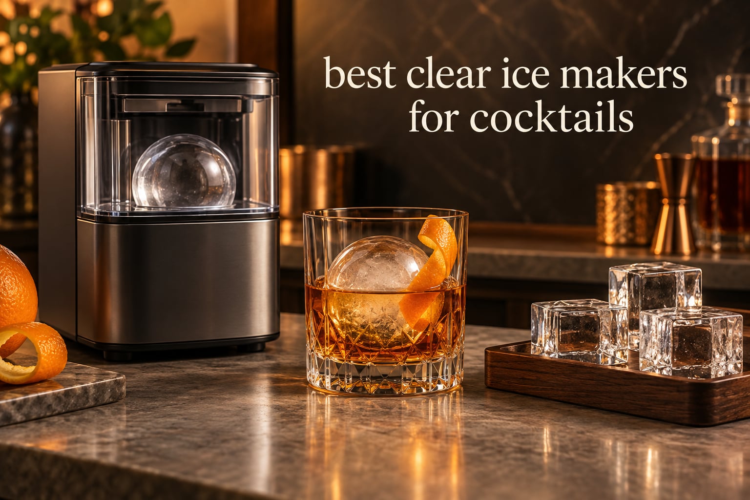 best clear ice makers for cocktails