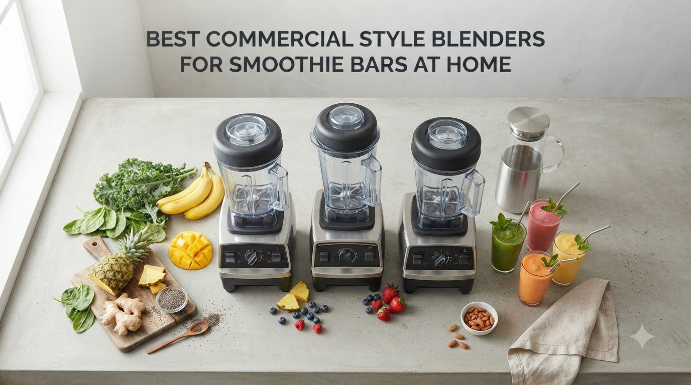 best commercial style blenders for smoothie bars at home