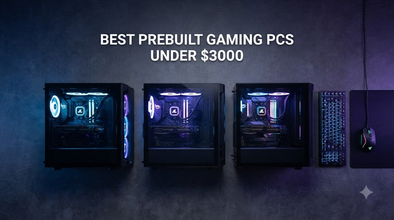 best prebuilt gaming pcs under $3000