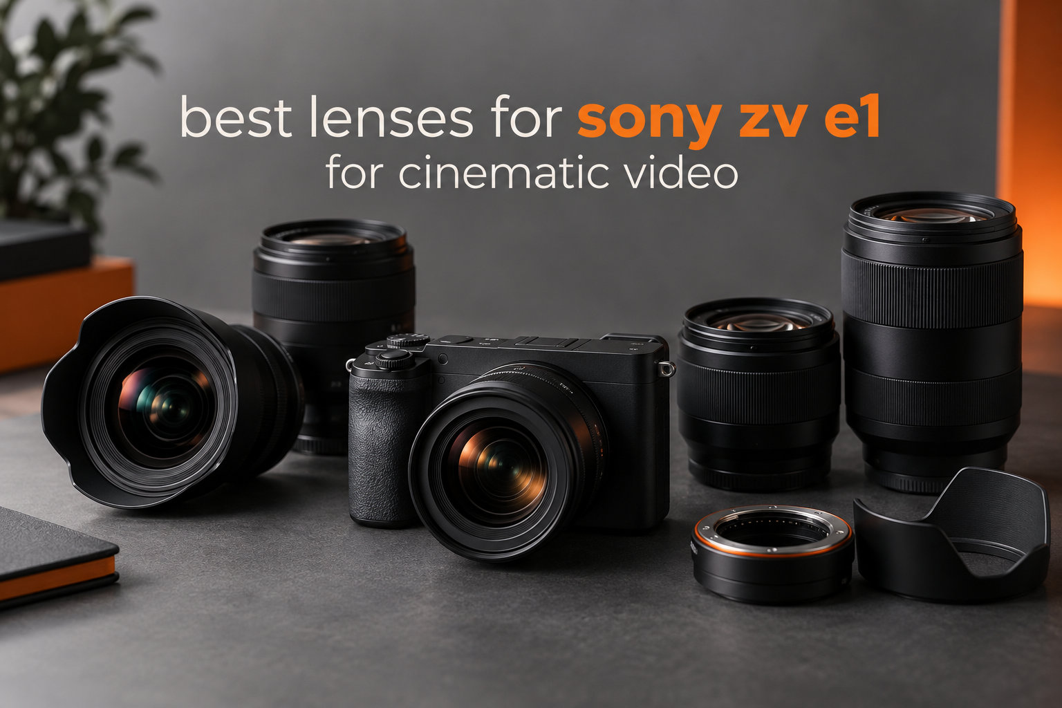 best lenses for sony zv e1 for cinematic video