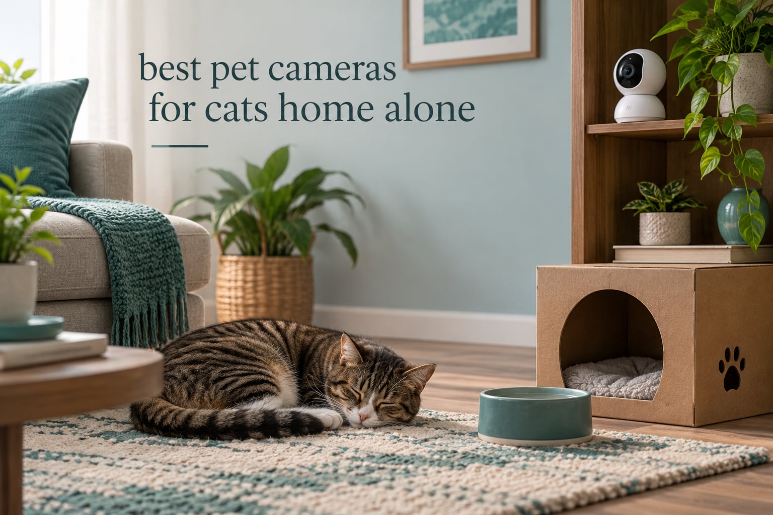 best pet cameras for cats home alone