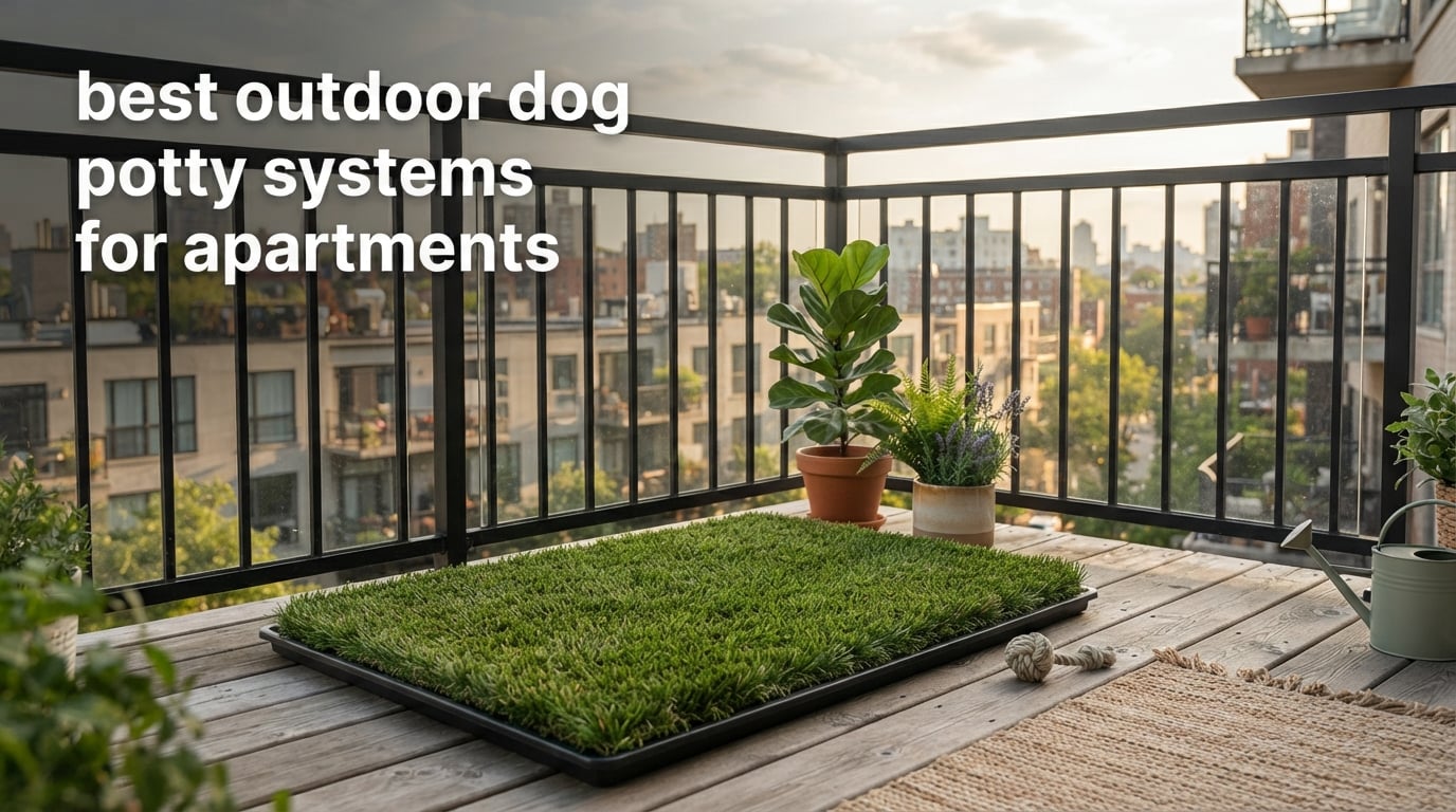 best outdoor dog potty systems for apartments