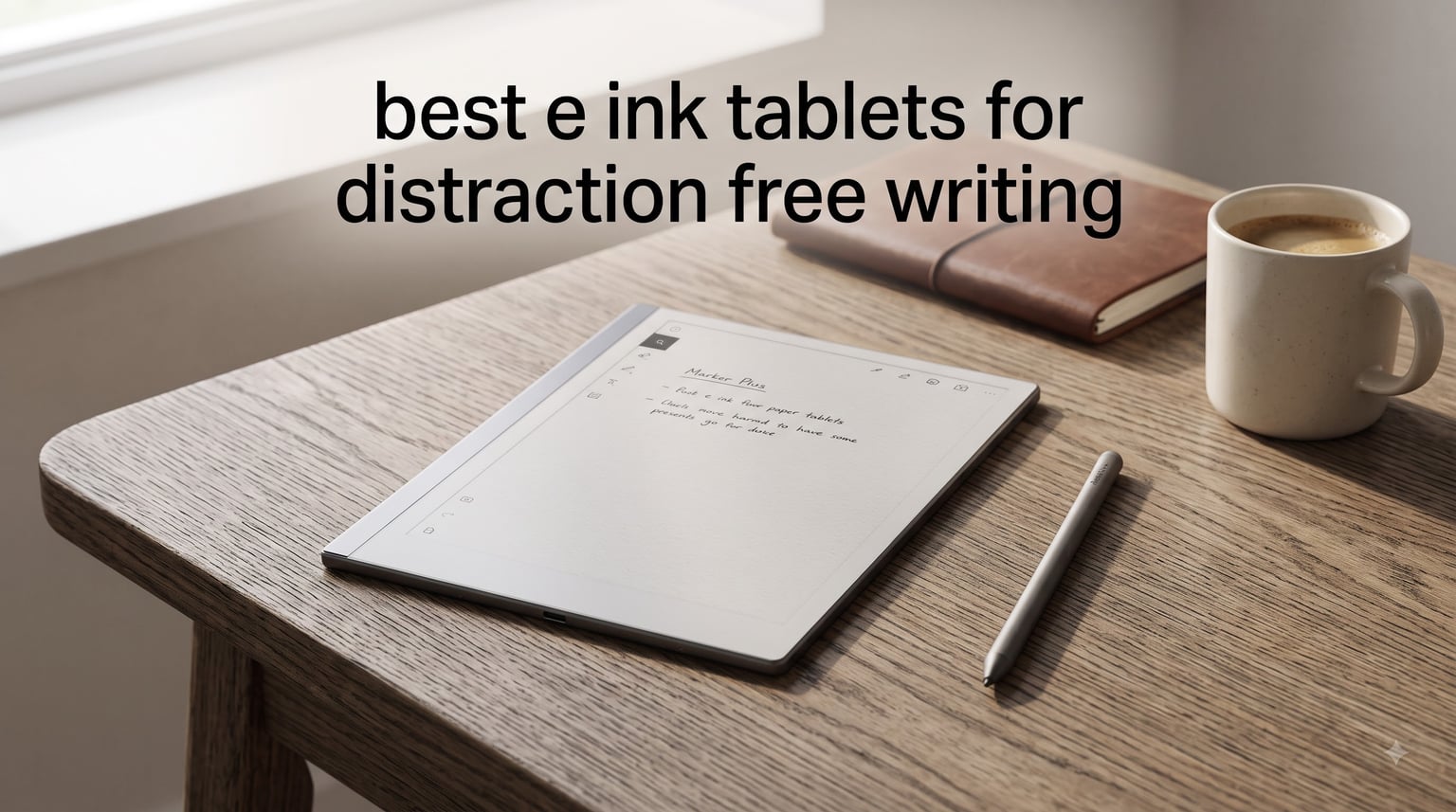 best e ink tablets for distraction free writing