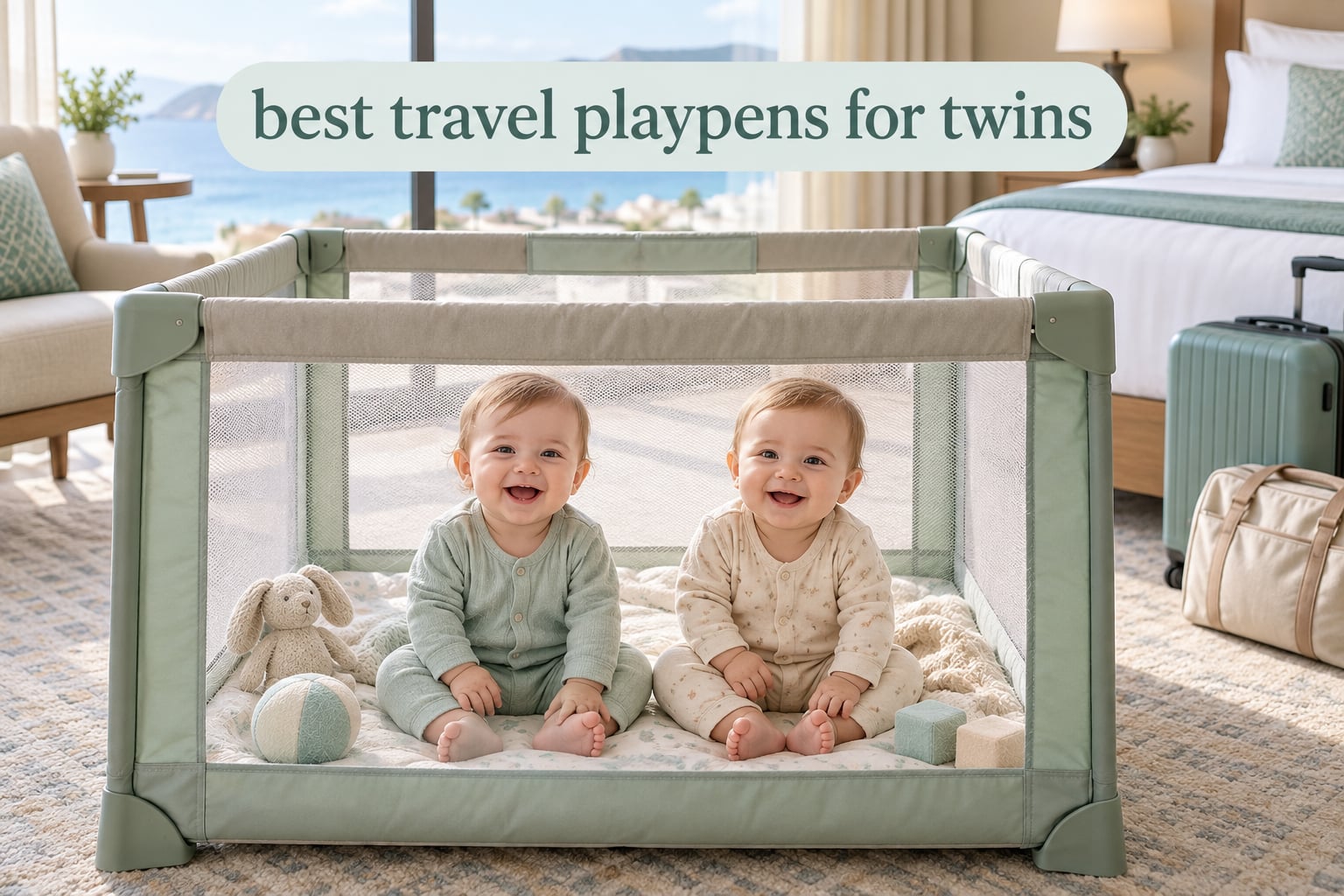 best travel playpens for twins