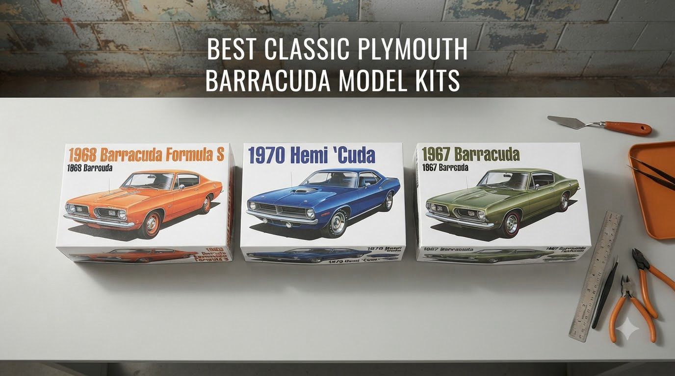best classic plymouth barracuda model kits