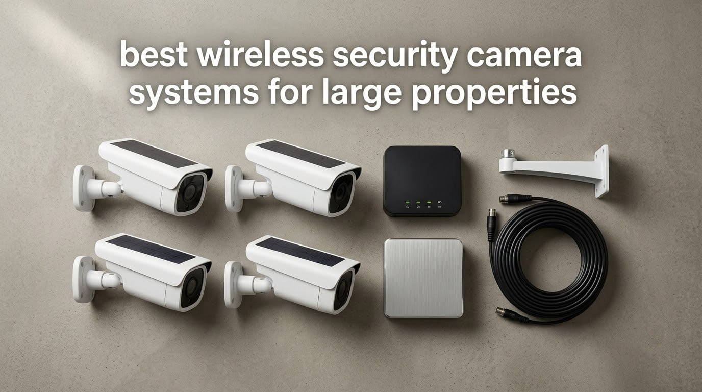 best wireless security camera systems for large properties