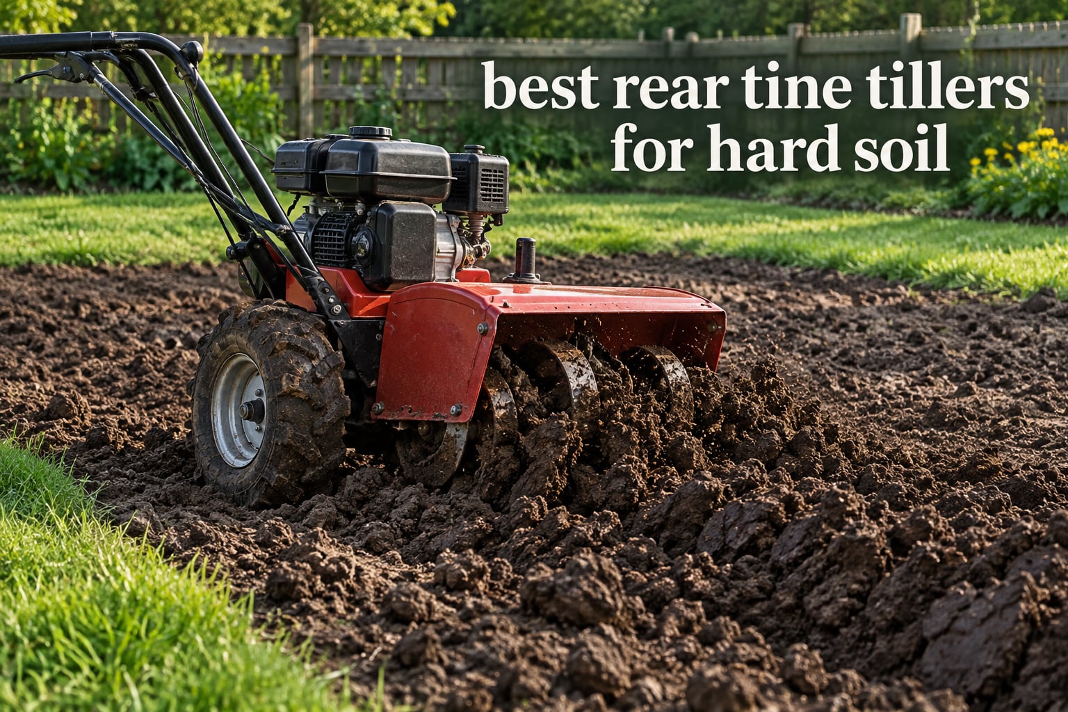 best rear tine tillers for hard soil