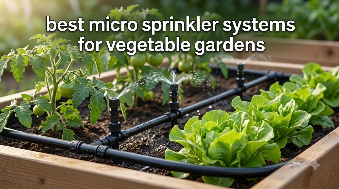 best micro sprinkler systems for vegetable gardens