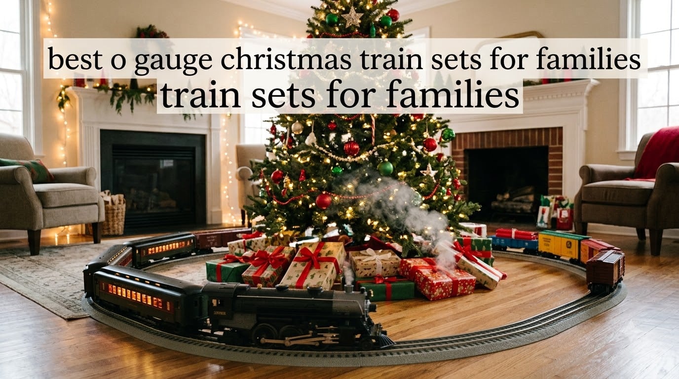 best o gauge christmas train sets for families