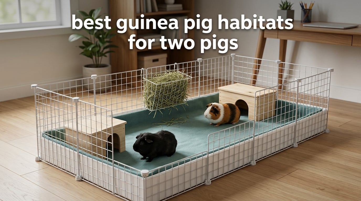 best guinea pig habitats for two pigs
