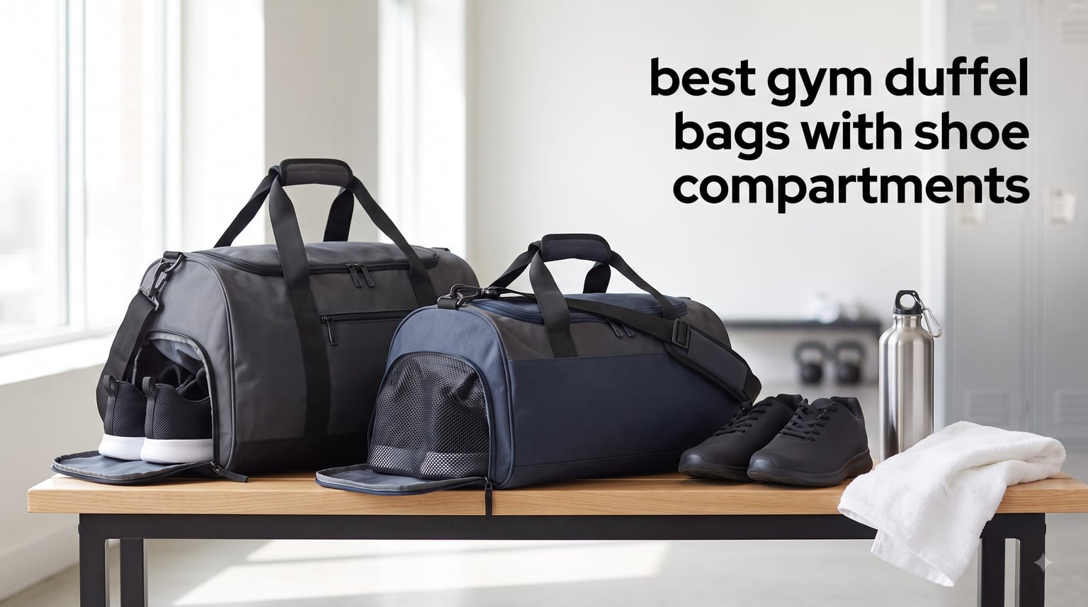 best gym duffel bags with shoe compartments