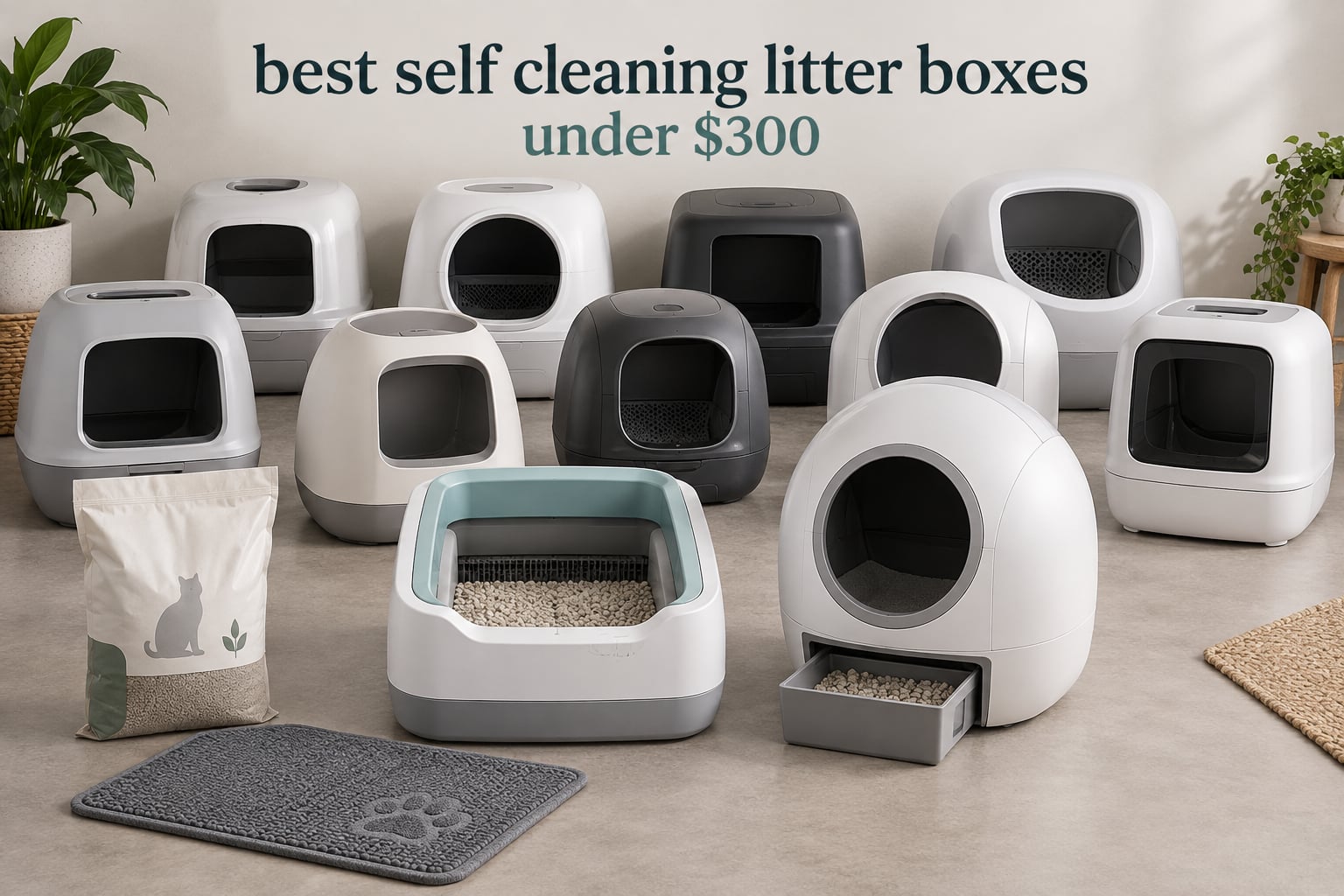 best self cleaning litter boxes under $300