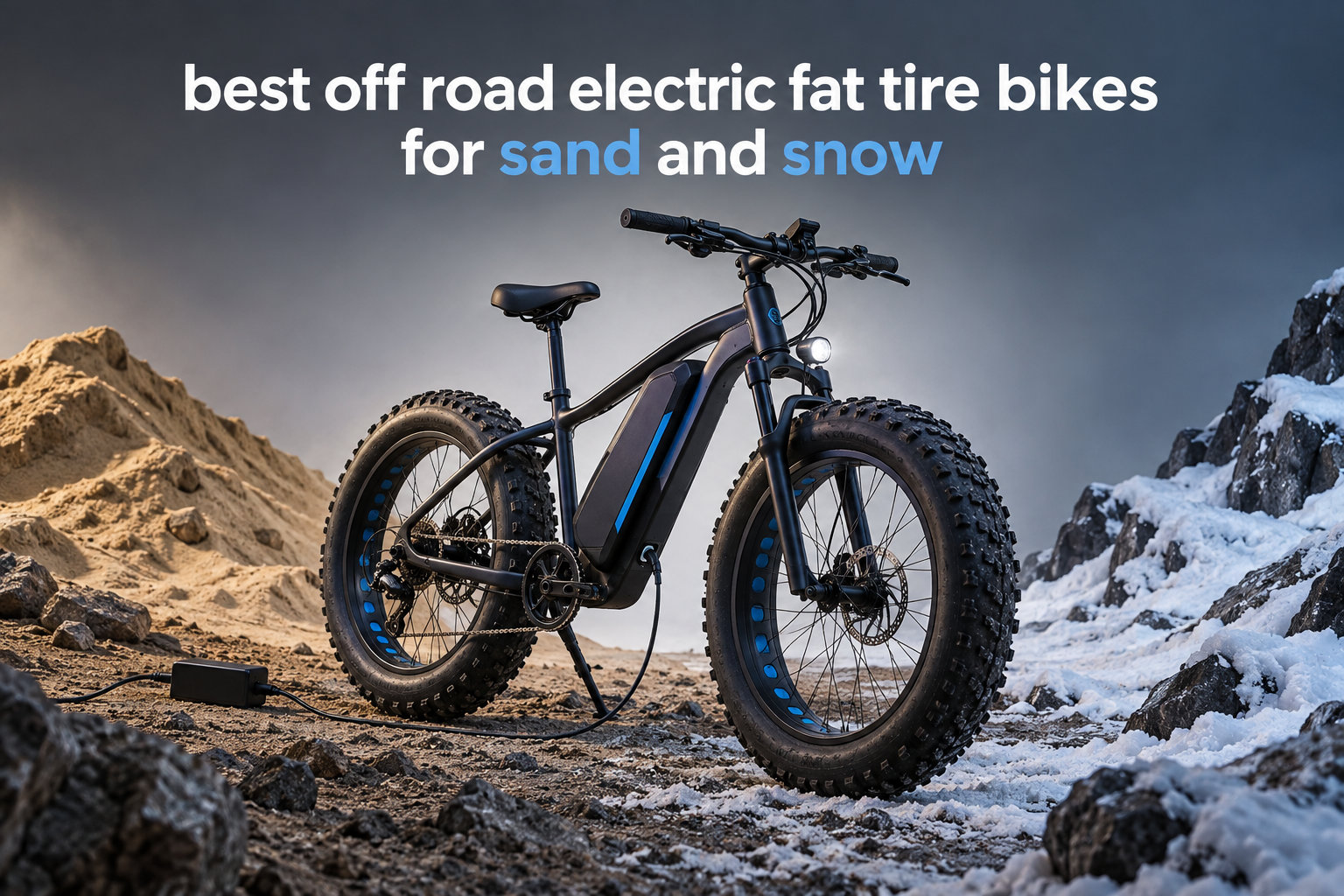 best off road electric fat tire bikes for sand and snow