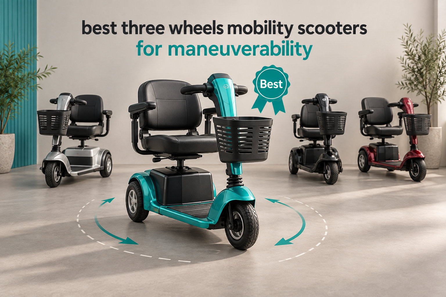 best three wheels mobility scooters for maneuverability