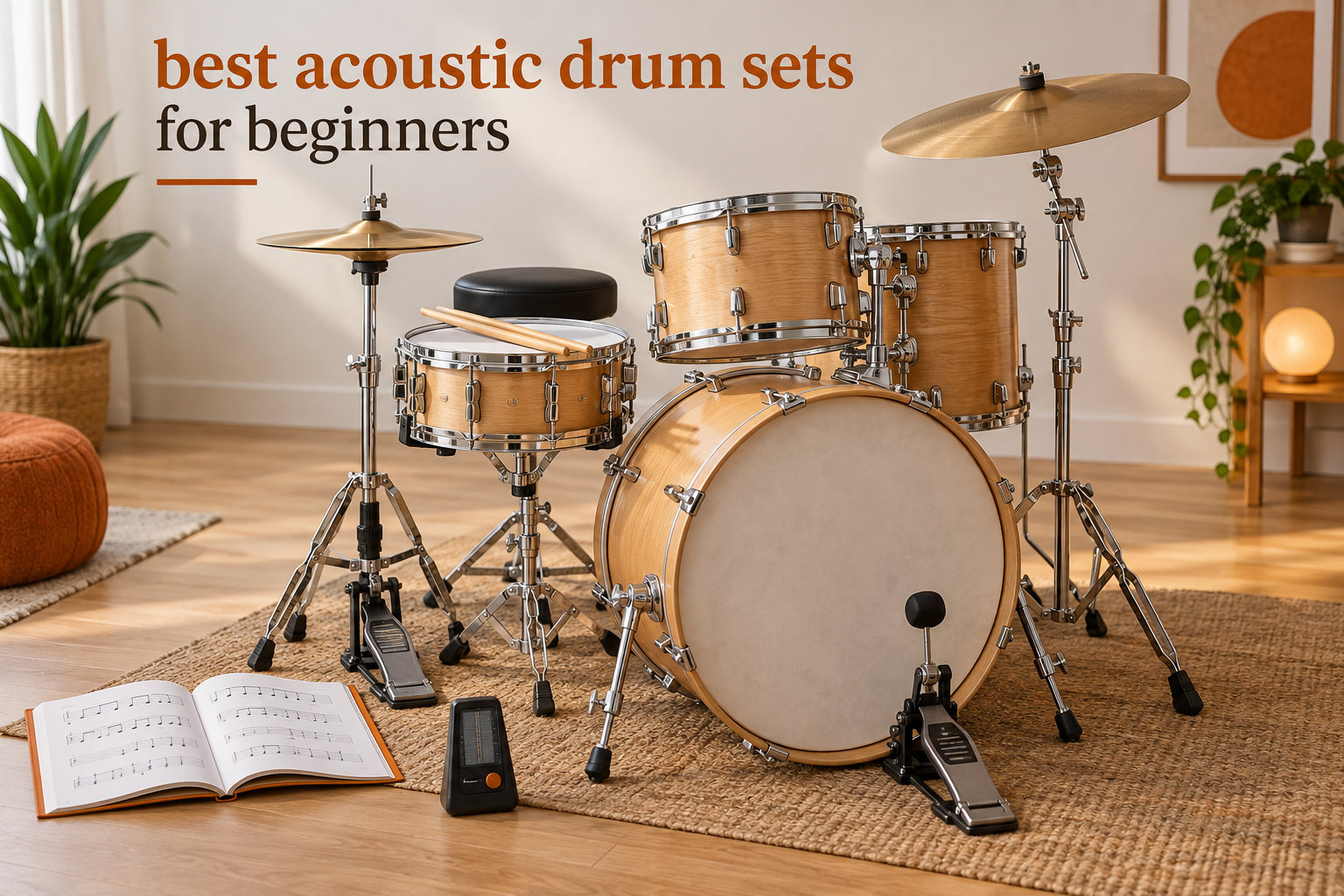 best acoustic drum sets for beginners