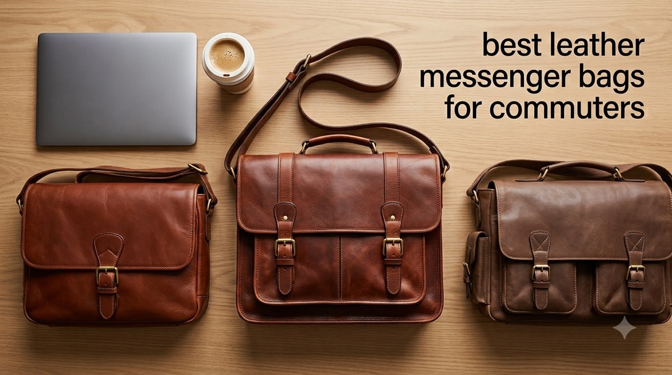 best leather messenger bags for commuters
