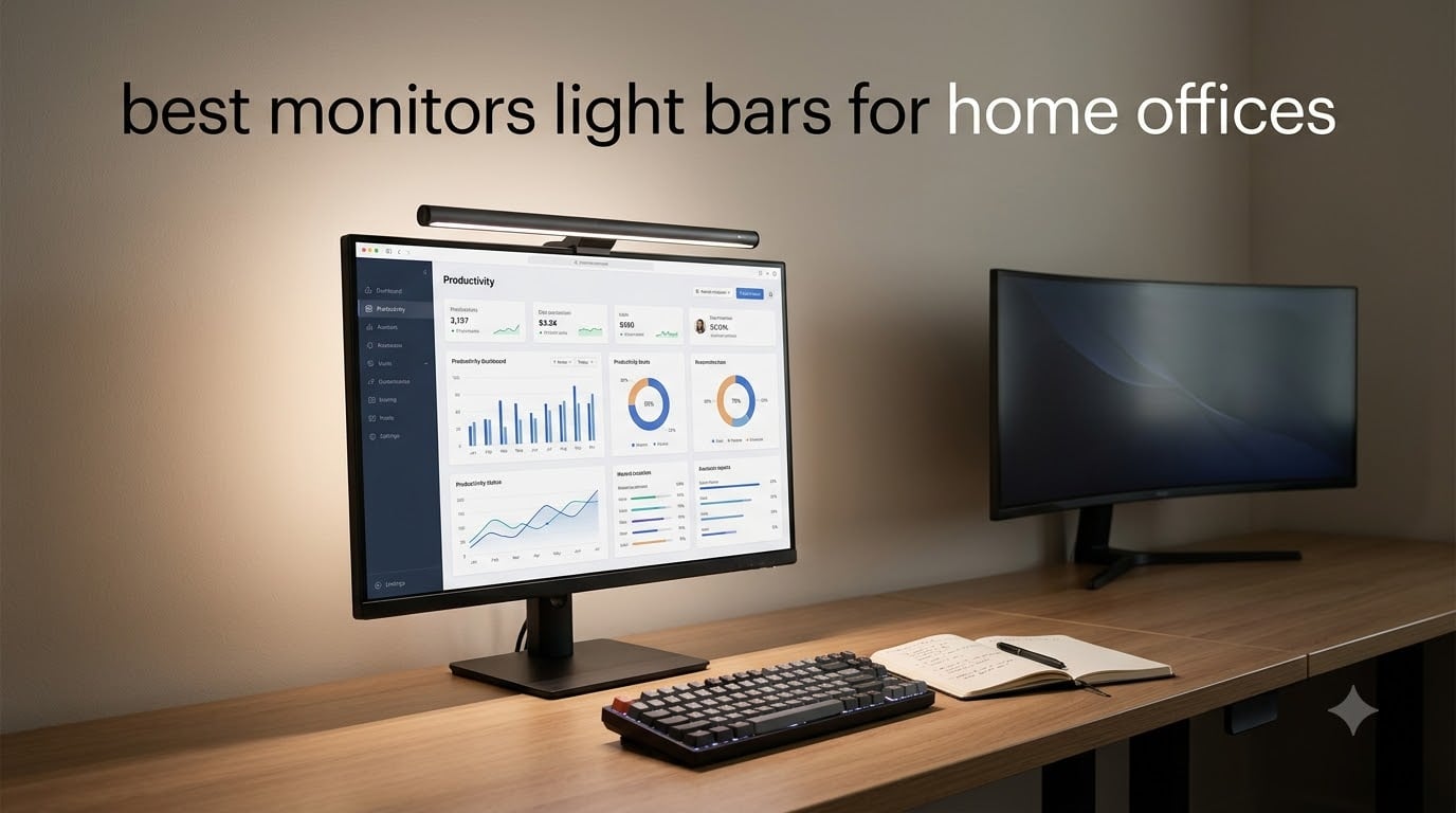 best monitors light bars for home offices