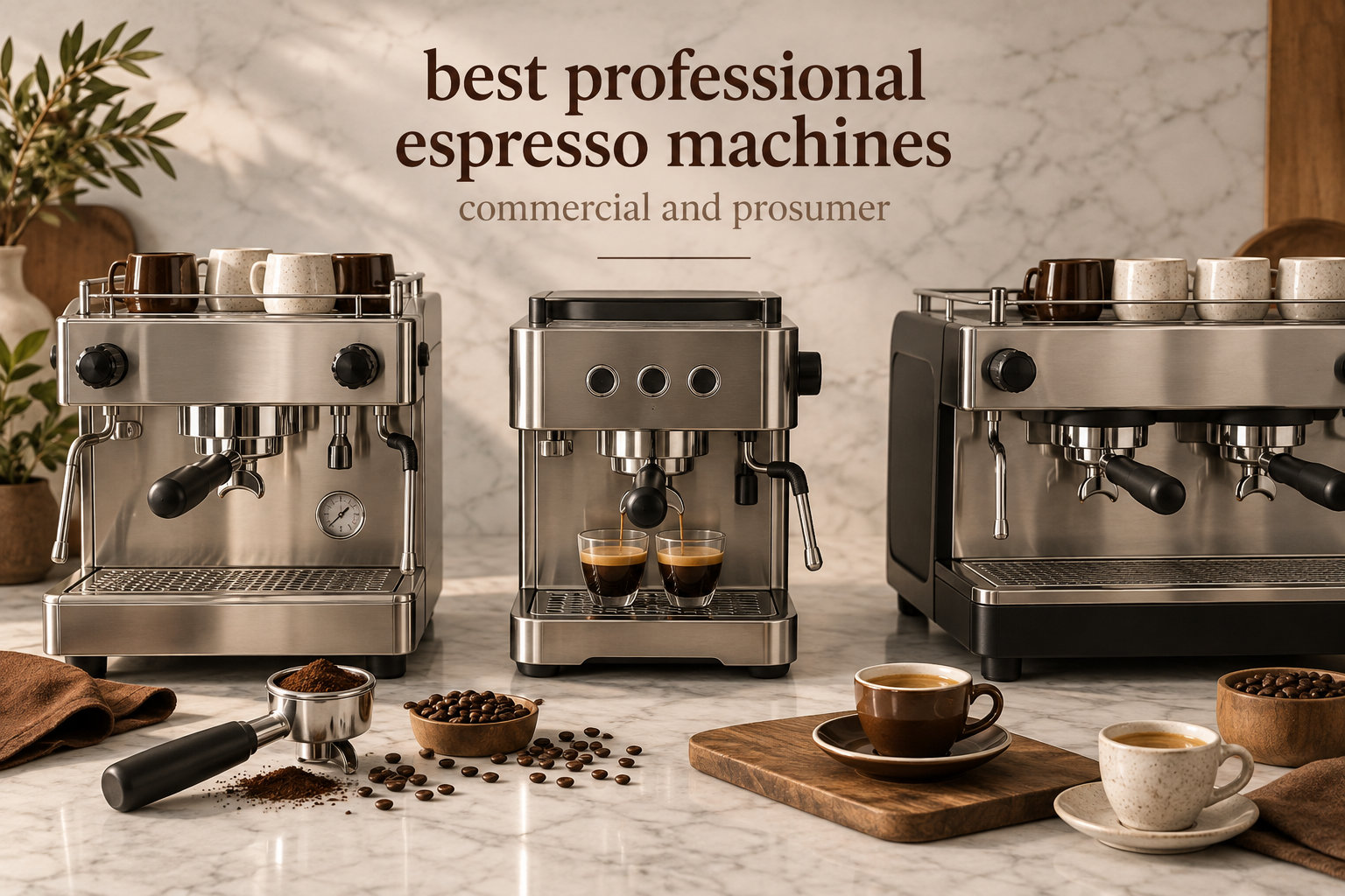 best professional espresso machines commercial and prosumer