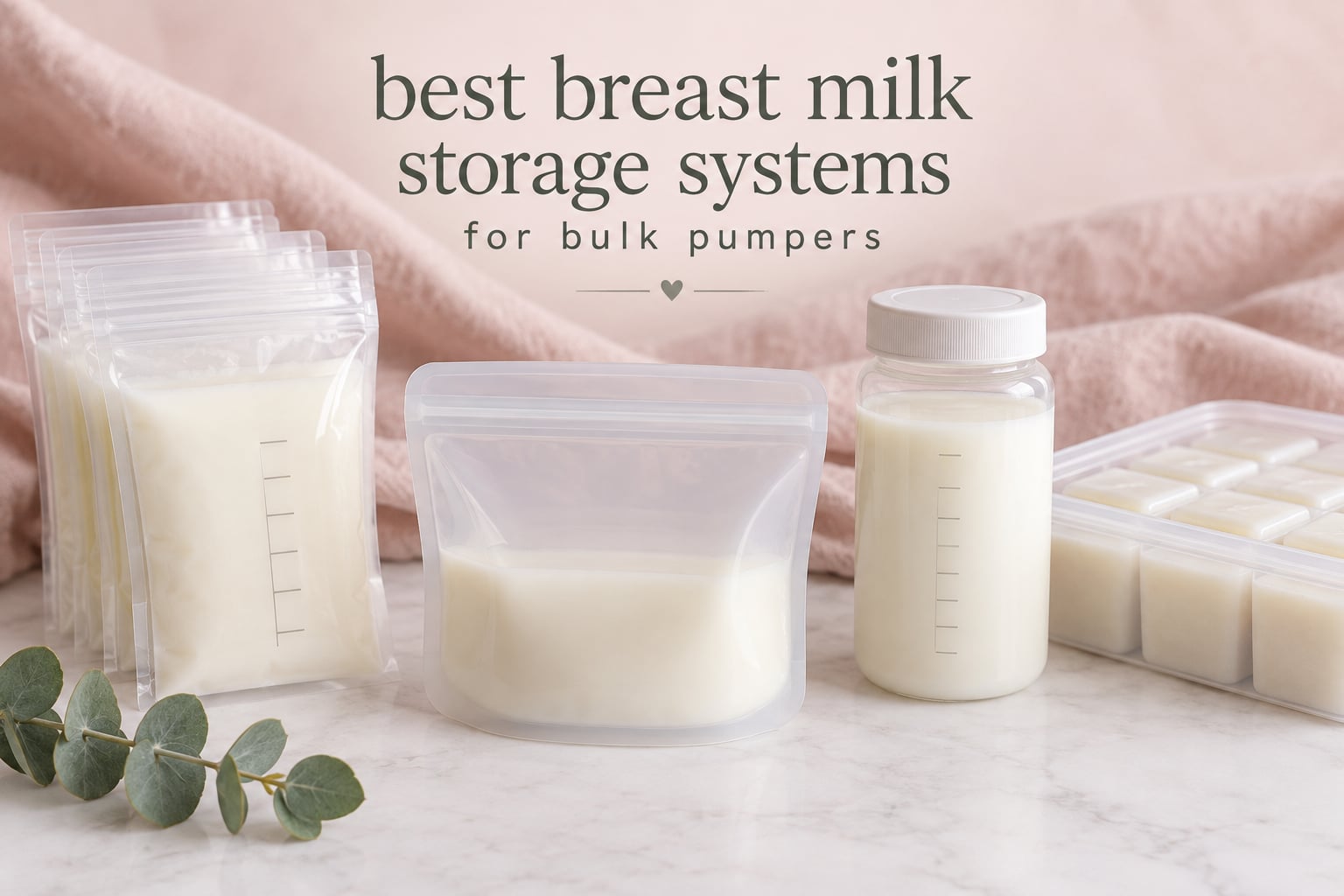 best breast milk storage systems for bulk pumpers