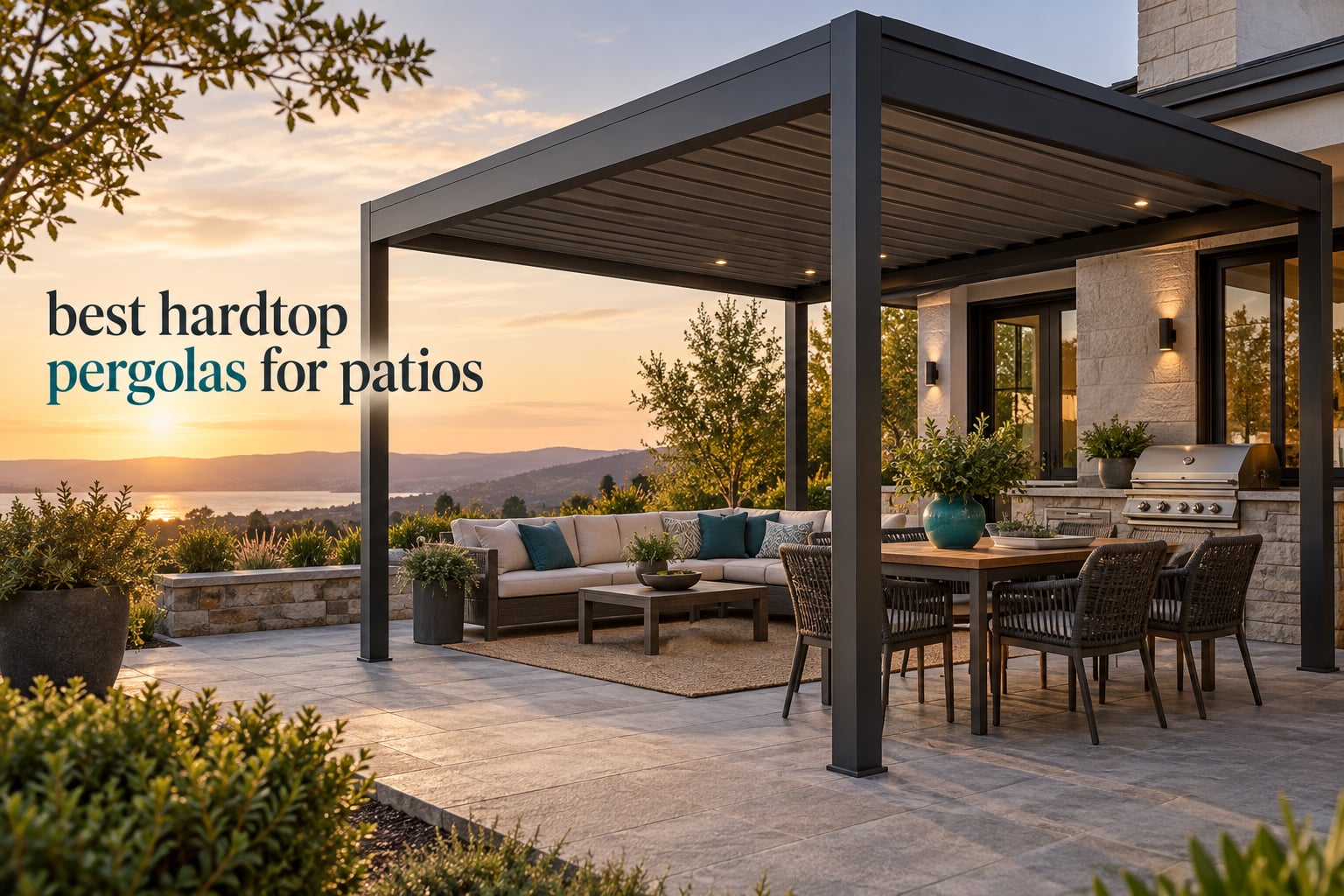 best hardtop pergolas for patios