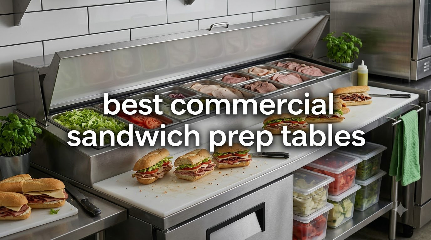 best commercial sandwich prep tables