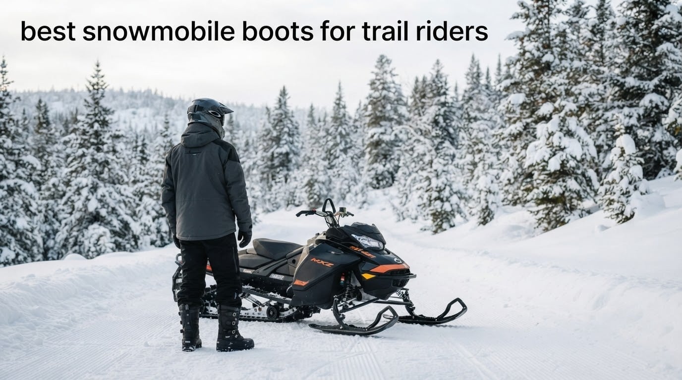 best snowmobile boots for trail riders