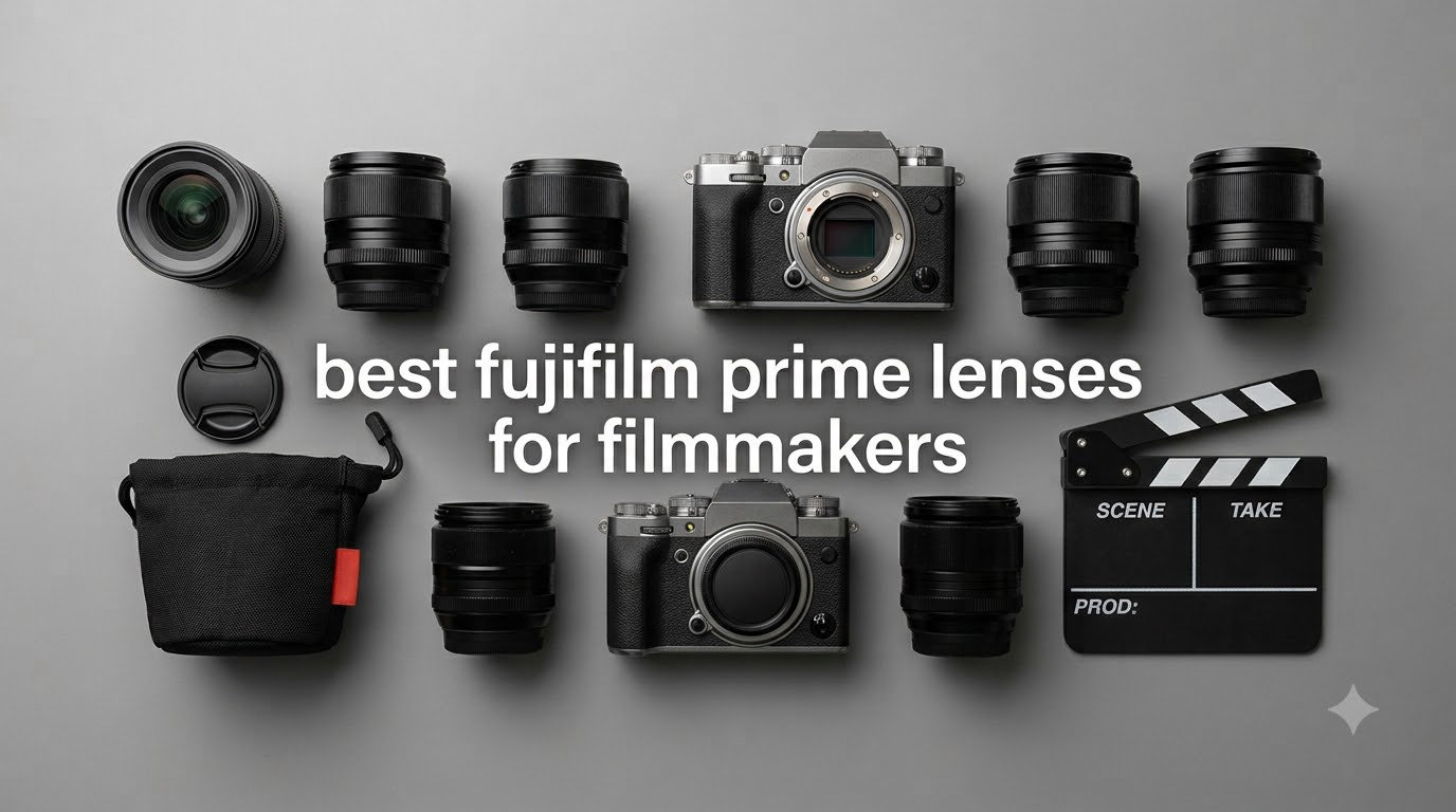 best fujifilm prime lenses for filmmakers