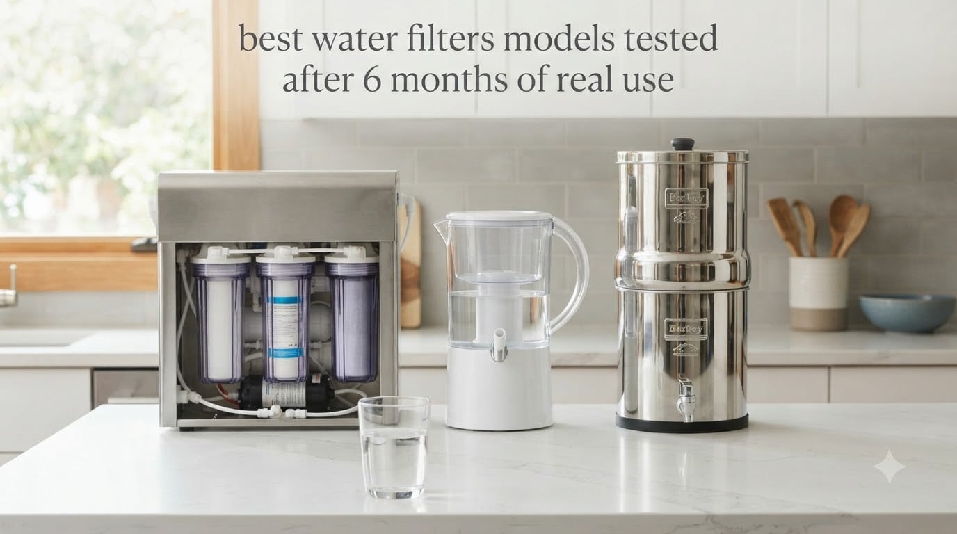best water filters models tested after 6 months of real use