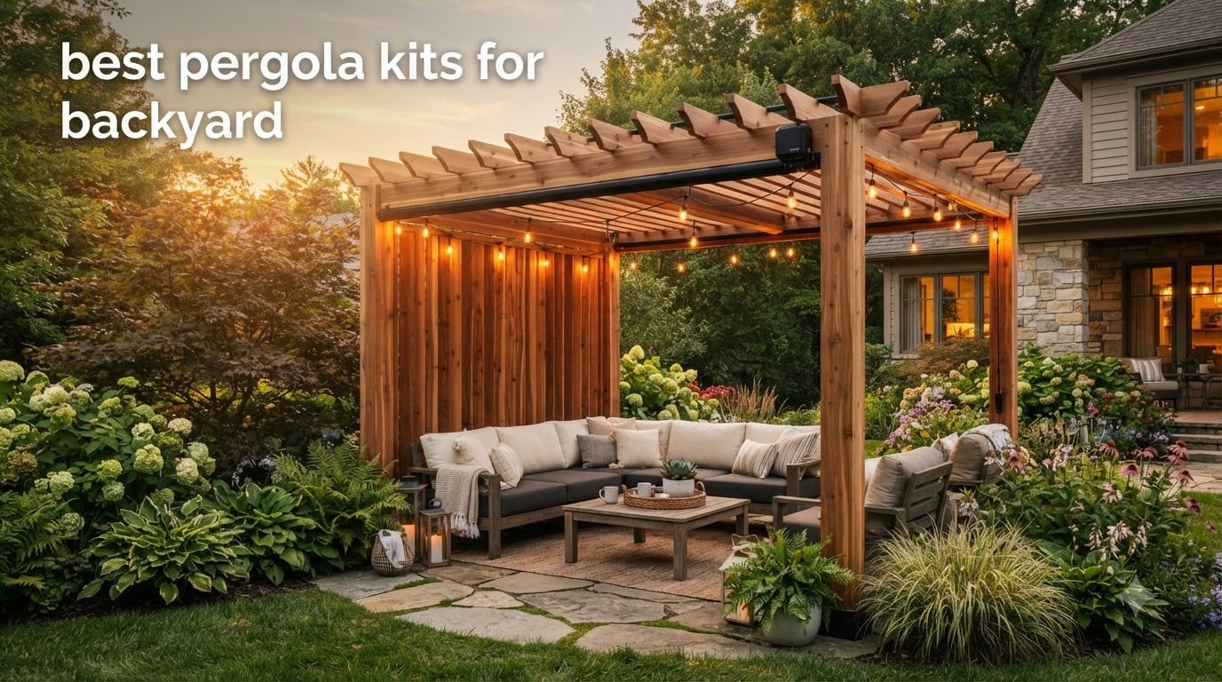 best pergola kits for backyard