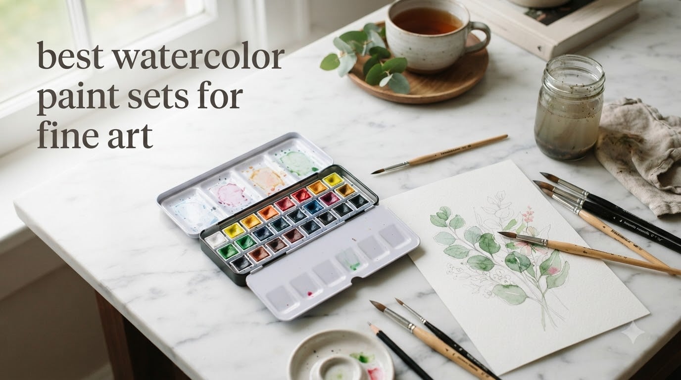 best watercolor paint sets for fine art