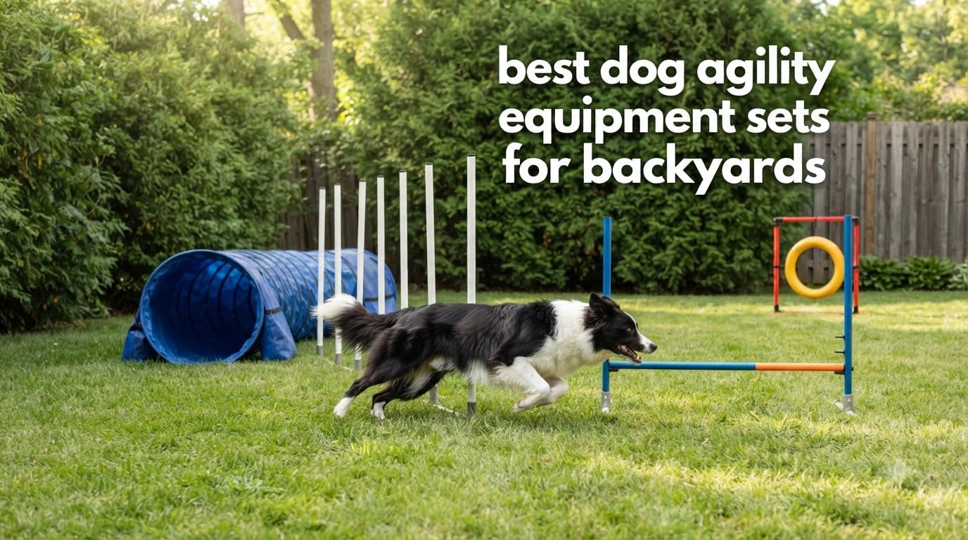 best dog agility equipment sets for backyards
