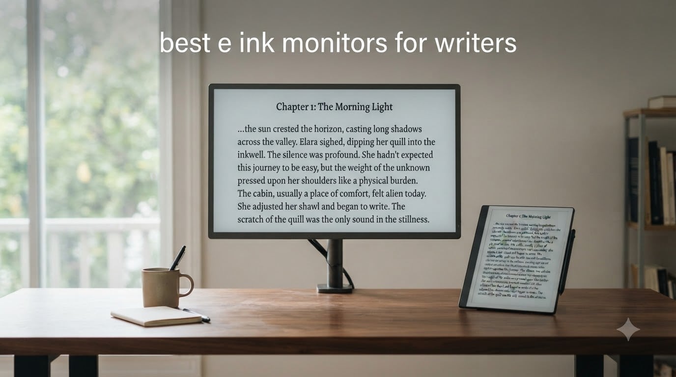 best e ink monitors for writers