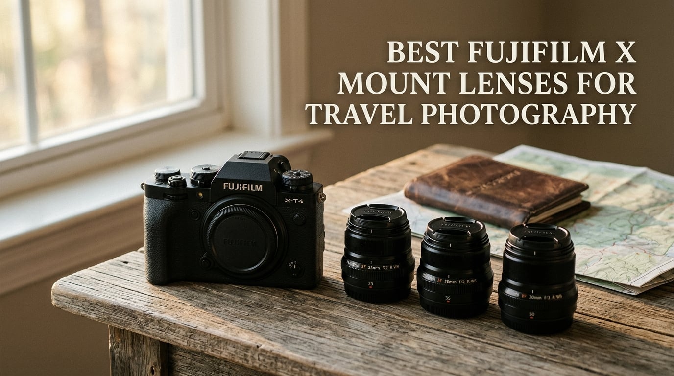 best fujifilm x mount lenses for travel photography