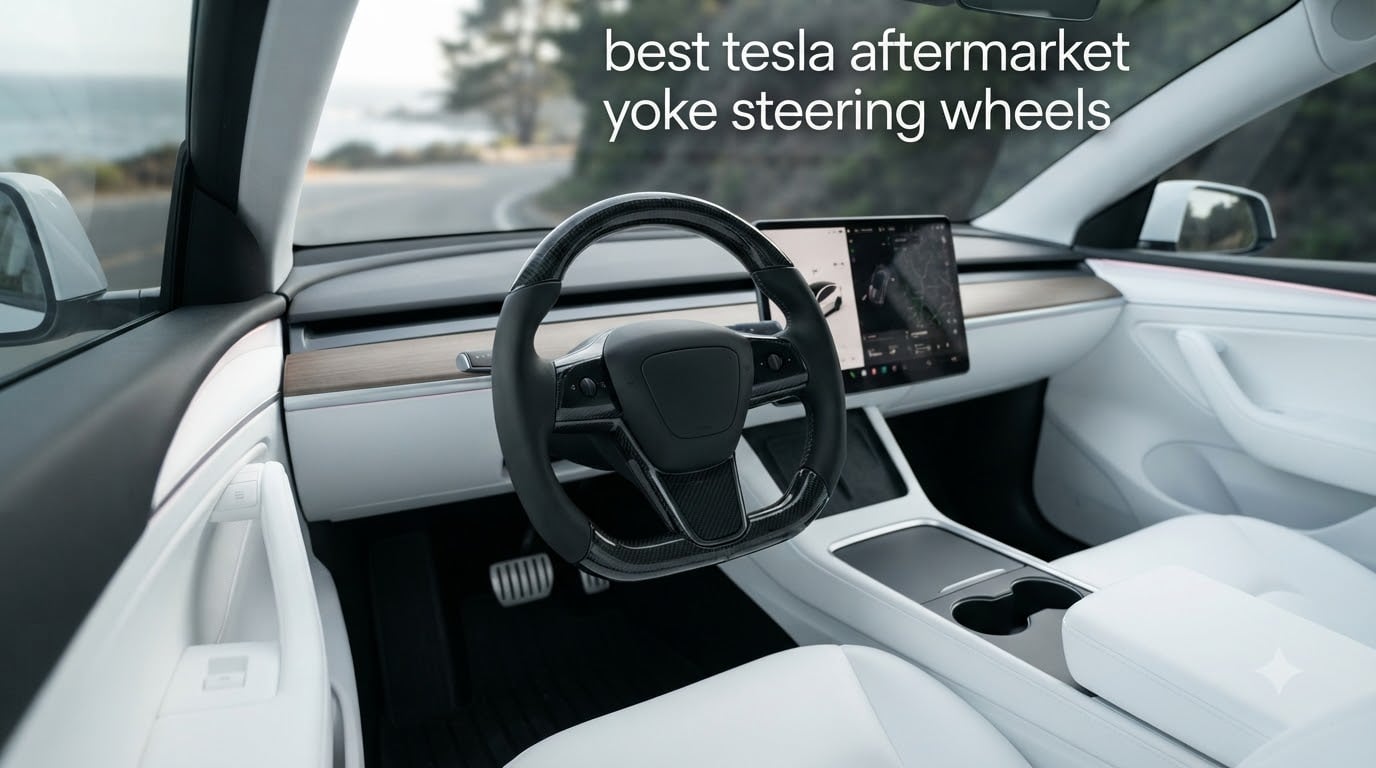 best tesla aftermarket yoke steering wheels
