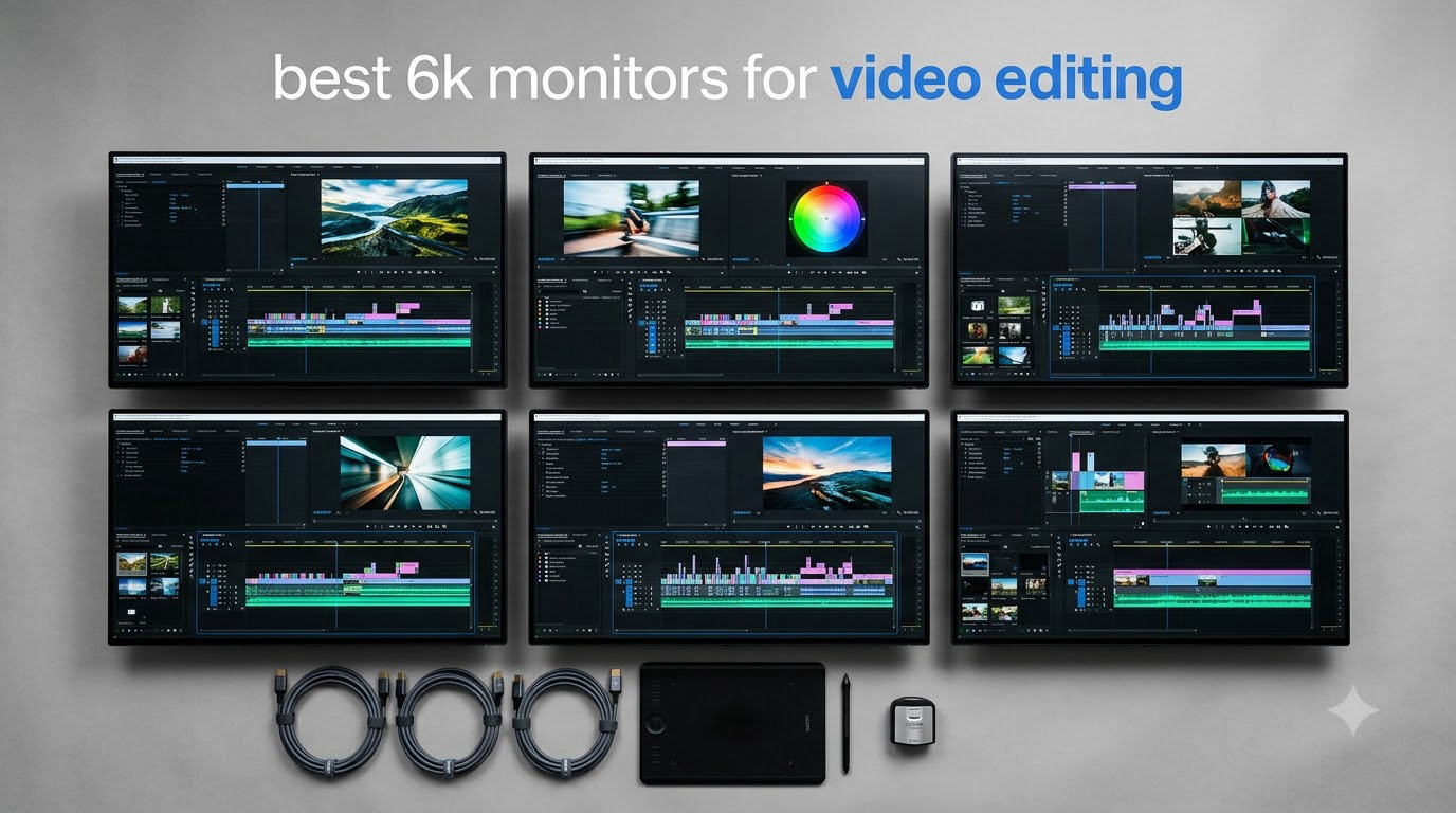 best 6k monitors for video editing
