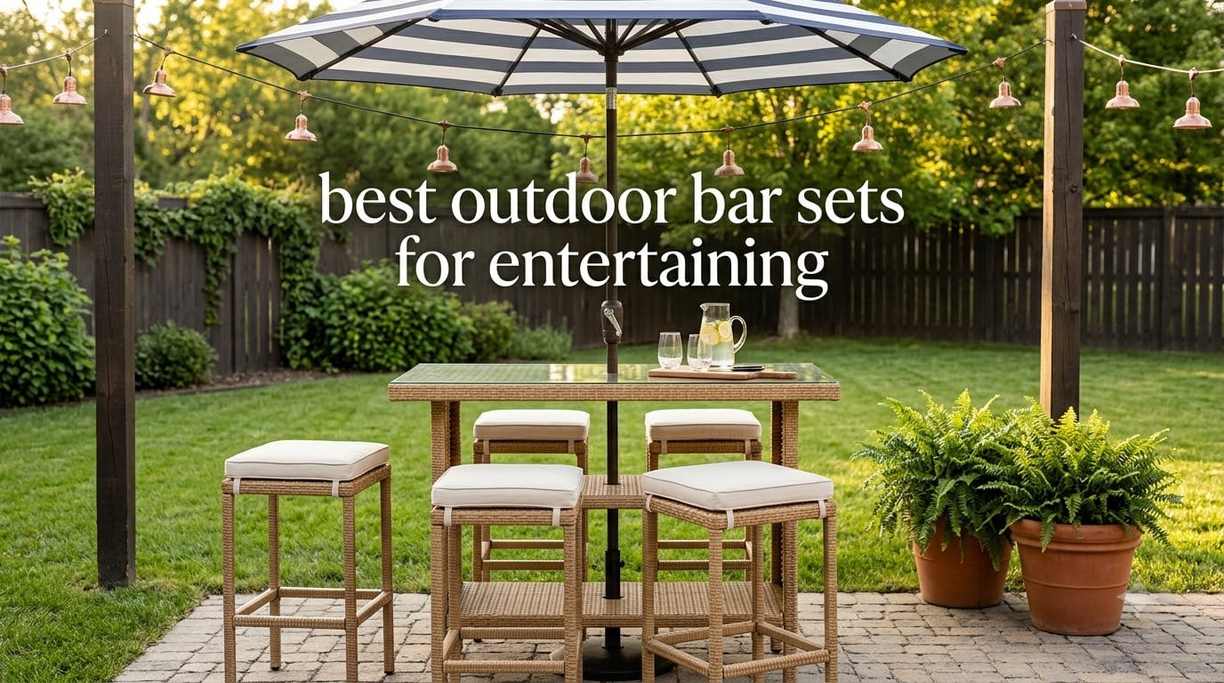 best outdoor bar sets for entertaining