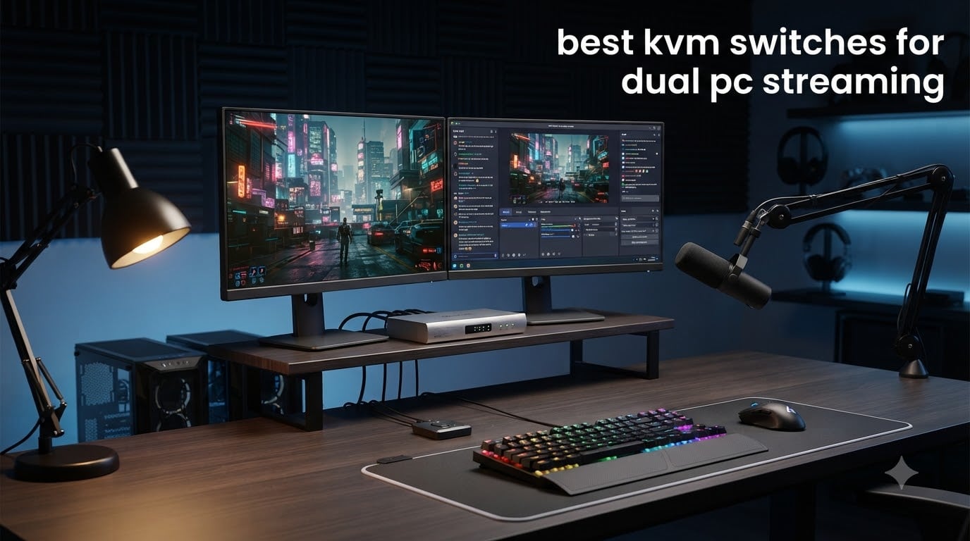 best kvm switches for dual pc streaming