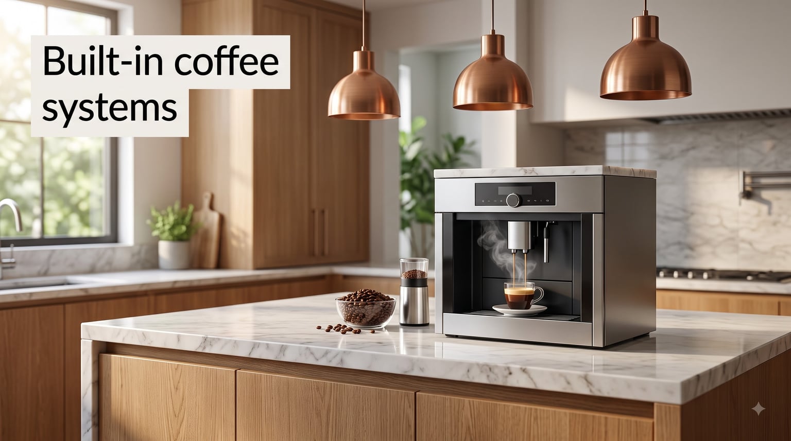 best built in coffee systems for kitchen islands